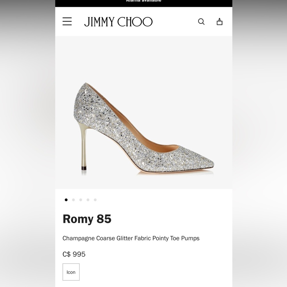 Jimmy CHOO Sparkle Pumps Size 38.5